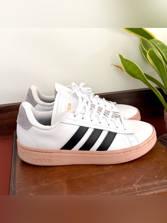 Shoes - Adidas Women's Size 9 Grand Court Alpha White Blush Lilac Shoes Sneakers